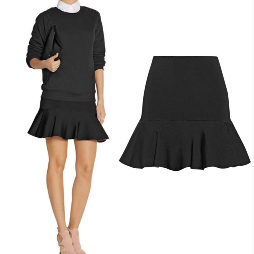NWOT Issa London Knit Flounce Skirt